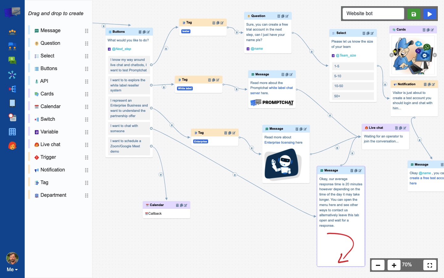 Chatbot builder