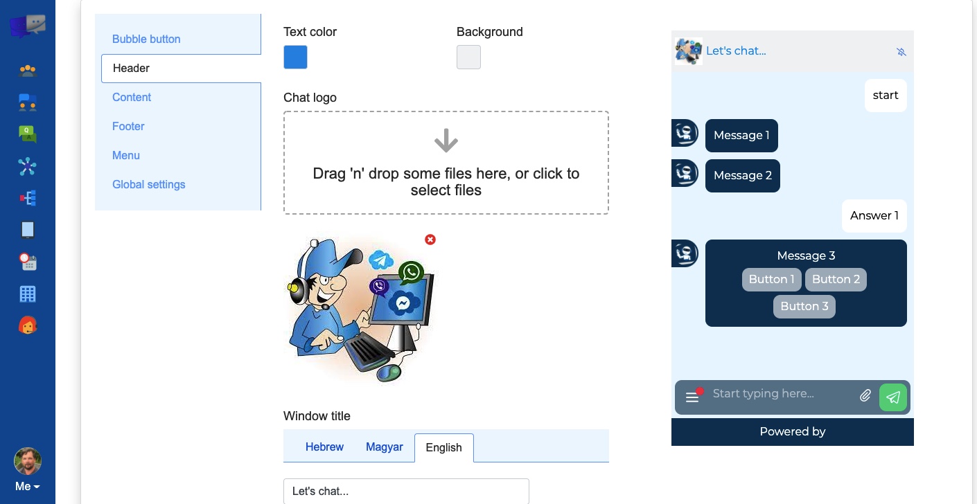 Live chat
